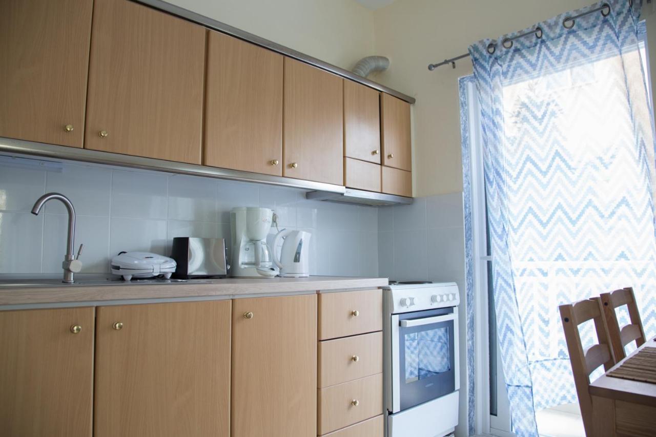 Blue Theros Apartments Paralia Dionysiou Luaran gambar